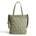 Large North South Tote - Deep Lichen Green