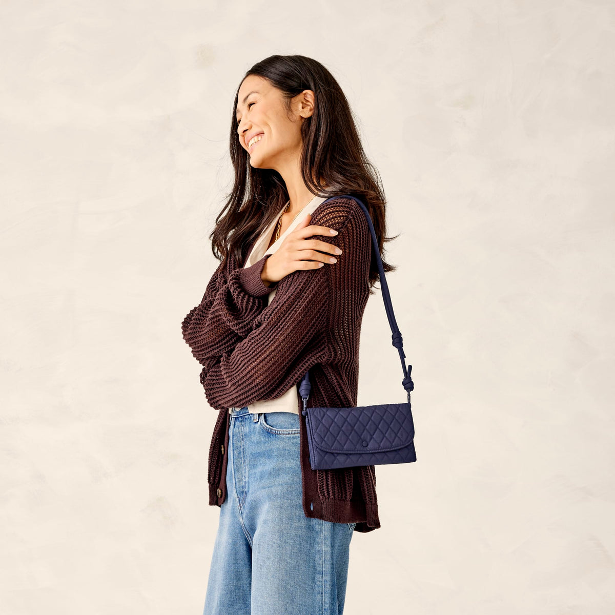 Wildwood Wallet Crossbody - Peacoat