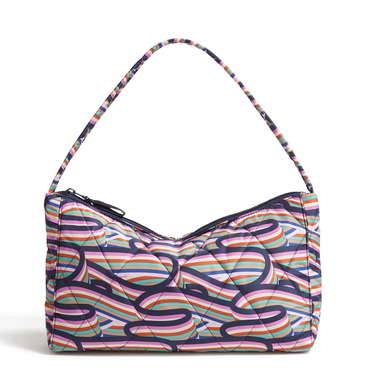 Slouchy Shoulder Bag - Retro Ribbons