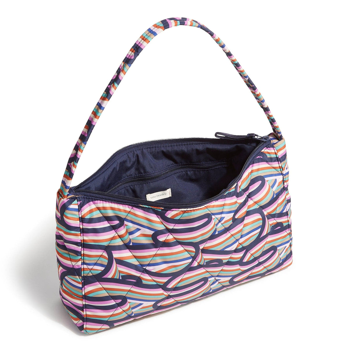 Slouchy Shoulder Bag - Retro Ribbons