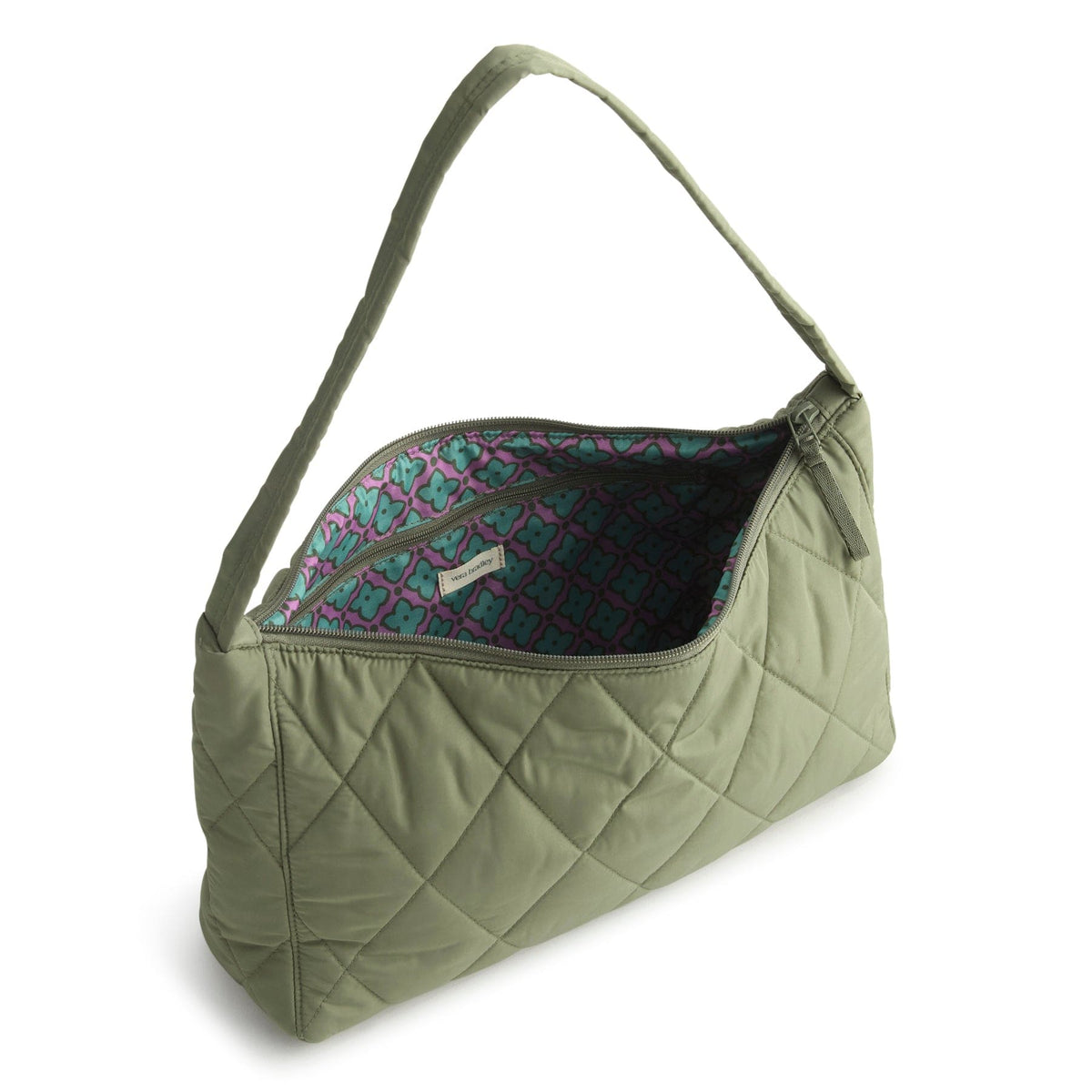 Slouchy Shoulder Bag - Deep Lichen Green