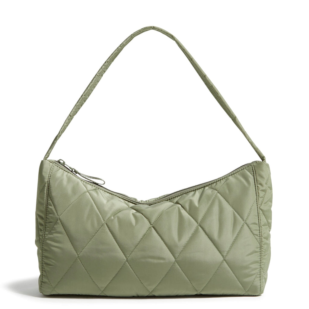 Slouchy Shoulder Bag - Deep Lichen Green