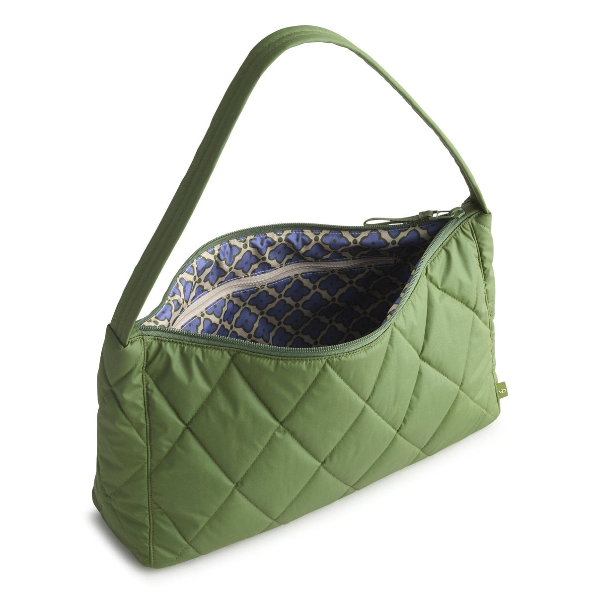 Slouchy Shoulder Bag - Pearlized Cedar Green