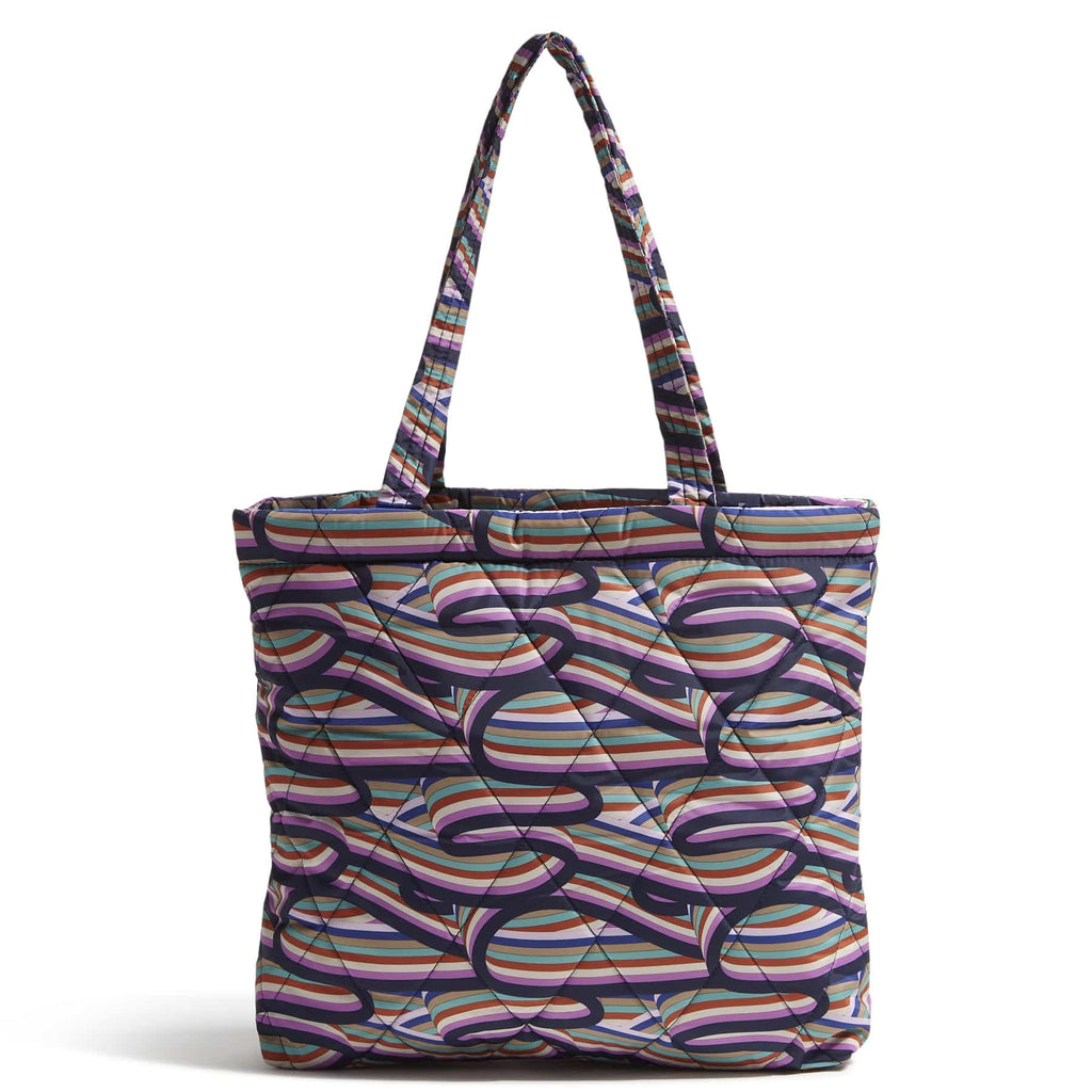 Small North South Tote - Retro Ribbons