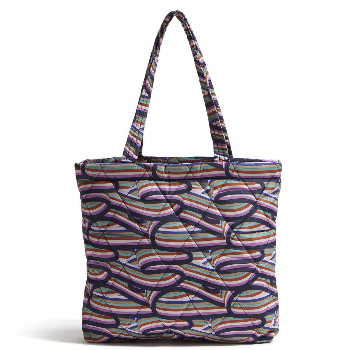 Small North South Tote - Retro Ribbons