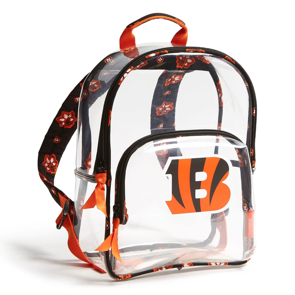 NFL Clear Small Backpack - Cincinnati Bengals Bandana