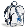 NFL Clear Small Backpack - Dallas Cowboys Bandana