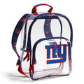 NFL Clear Small Backpack - New York Giants Bandana