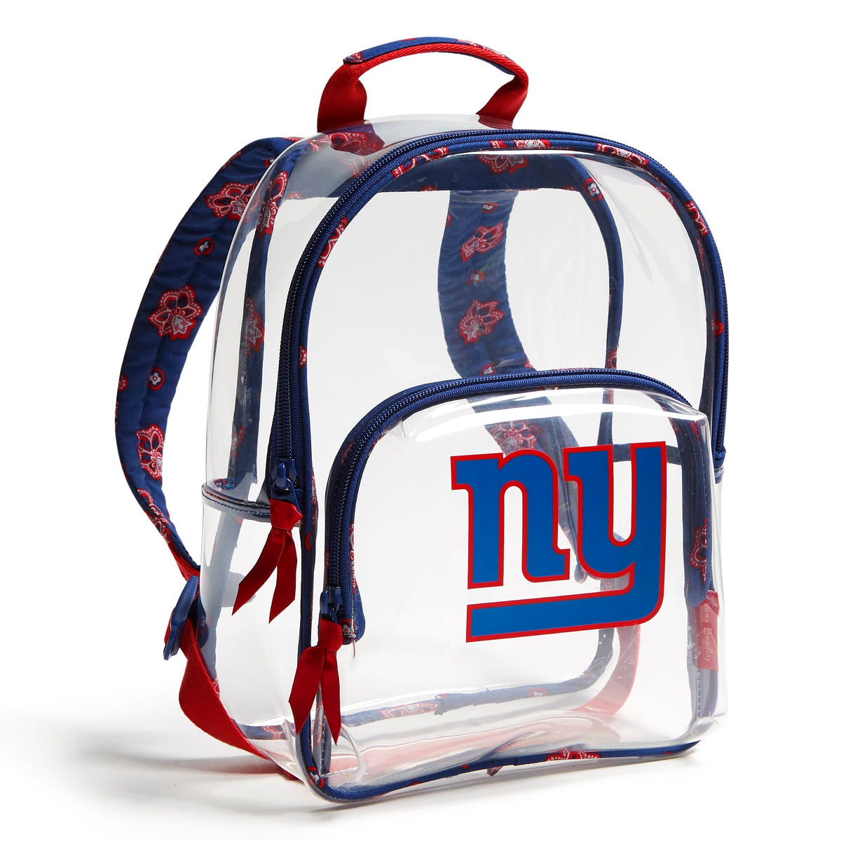 NFL Clear Small Backpack - New York Giants Bandana