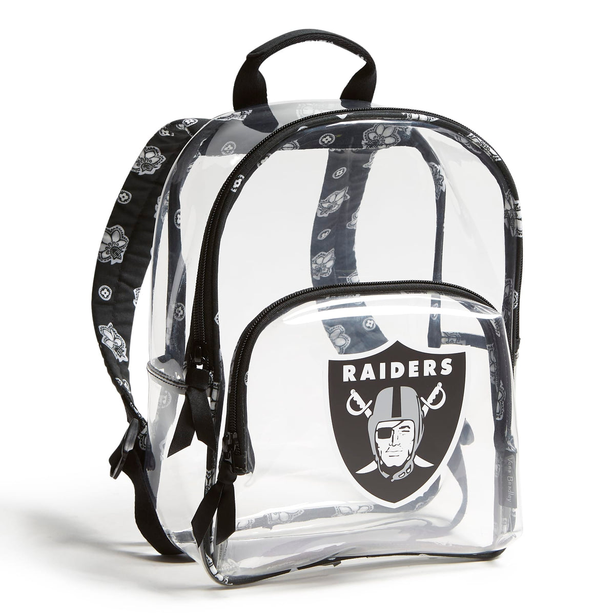 NFL Clear Small Backpack - Las Vegas Raiders Bandana