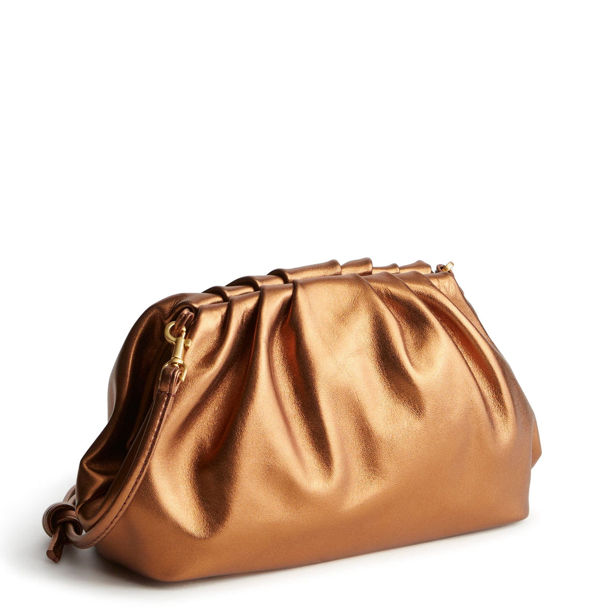 Taber Dumpling Bag - Bronze Metallic