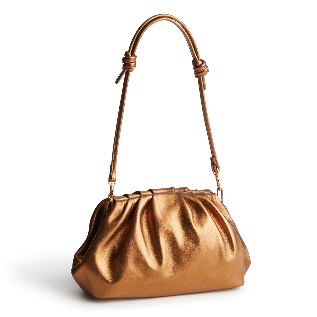 Taber Dumpling Bag - Bronze Metallic