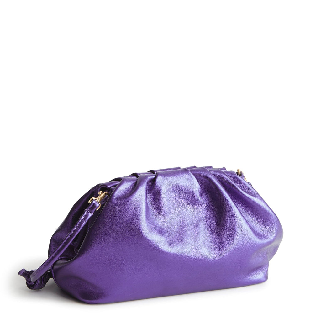 Taber Dumpling Bag - Purple Metallic