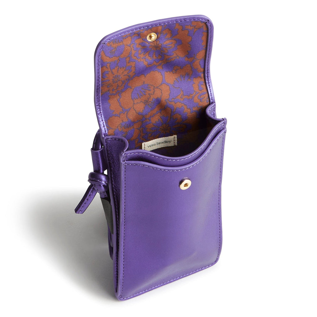 Phone Case Crossbody - Purple Metallic