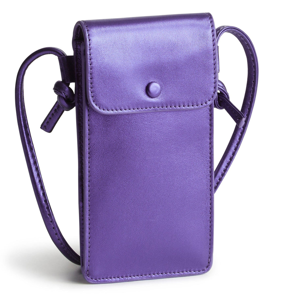 Phone Case Crossbody - Purple Metallic