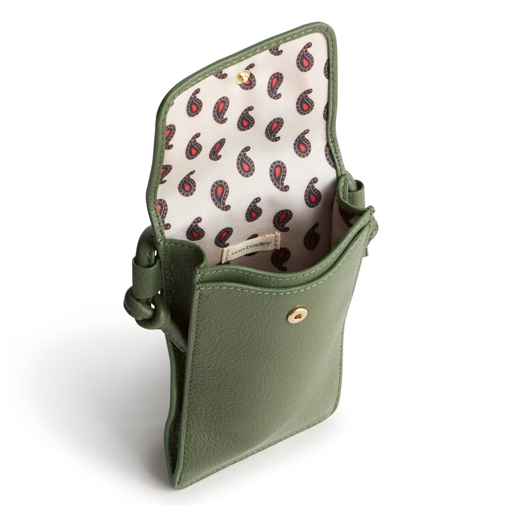 Phone Case Crossbody - Bronze Green