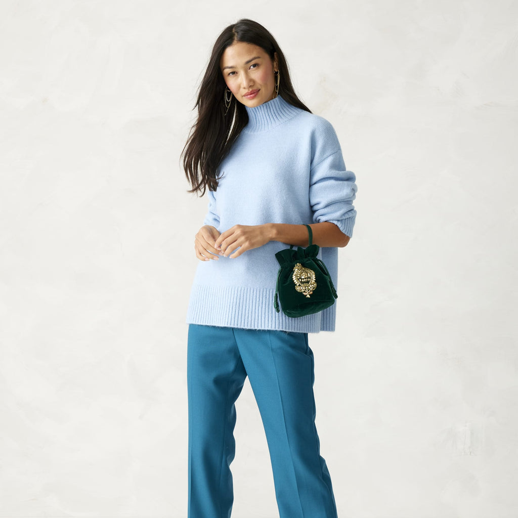 Tilden Drawstring Crossbody - Sea Moss