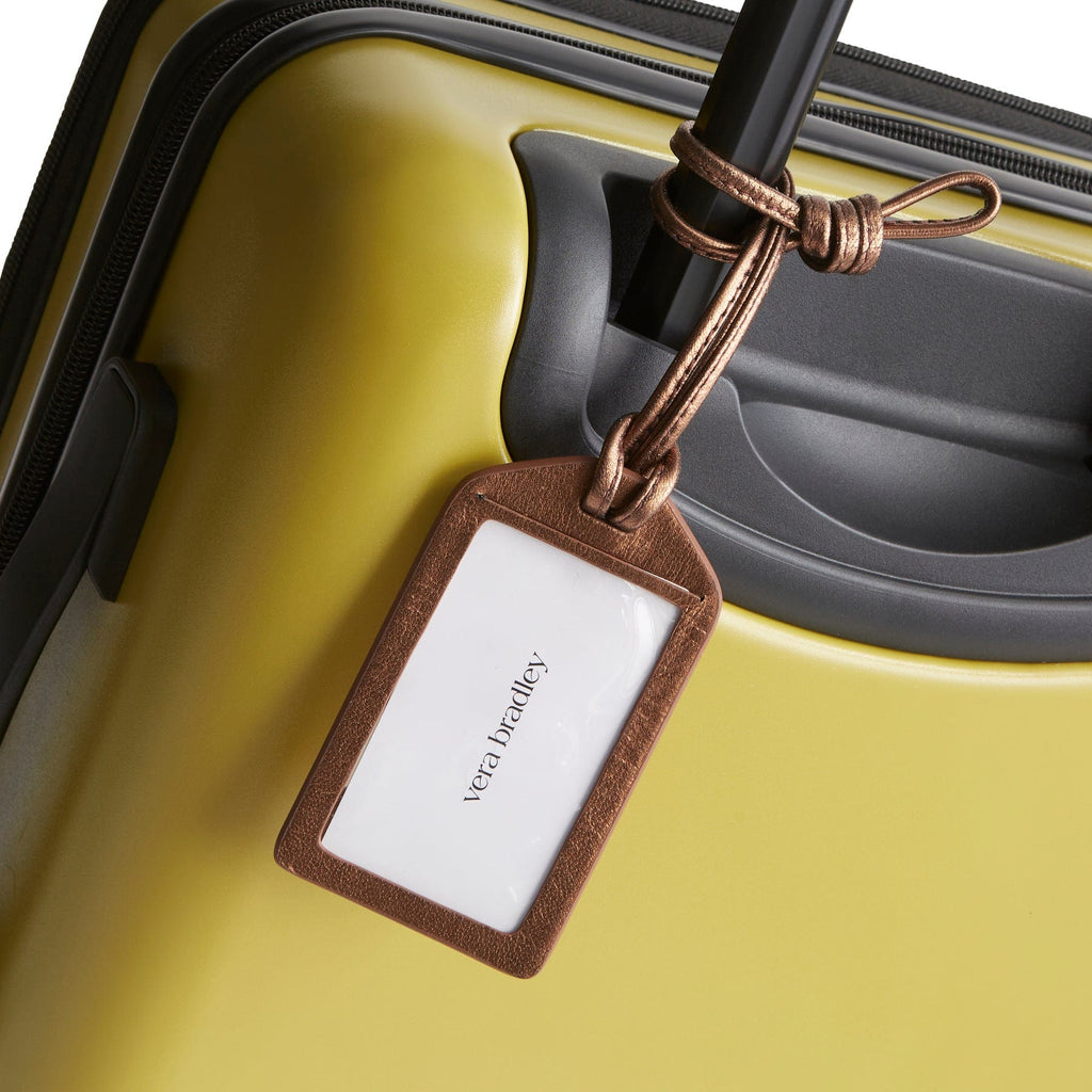 Passport Cover & Luggage Tag Set - Purple Metallic