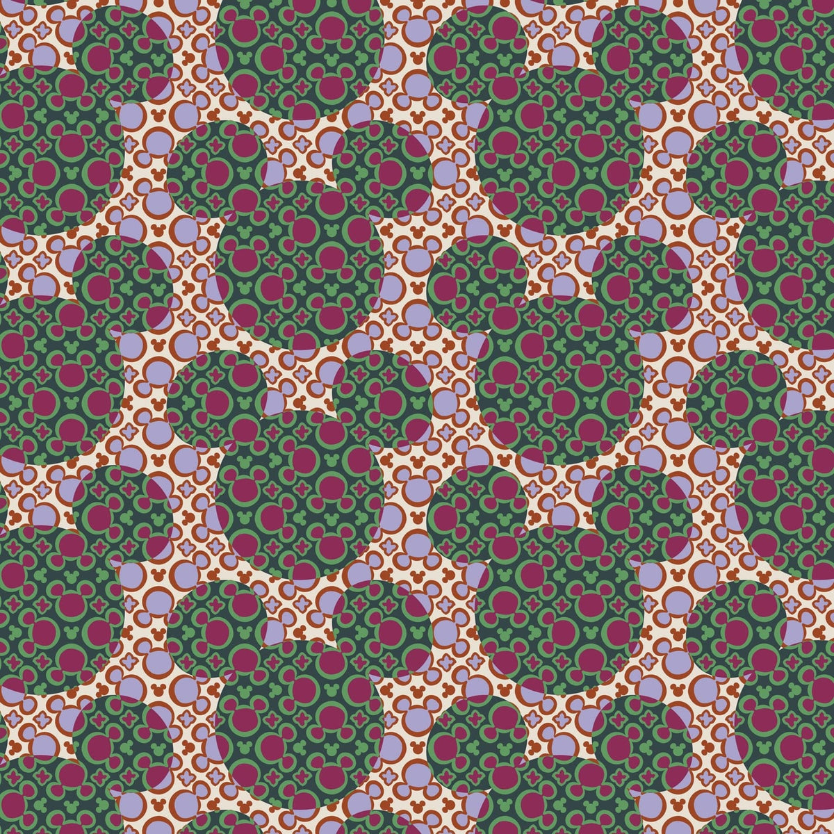 Disney Original Hipster - Mickey Mouse Kaleidoscope Lavender