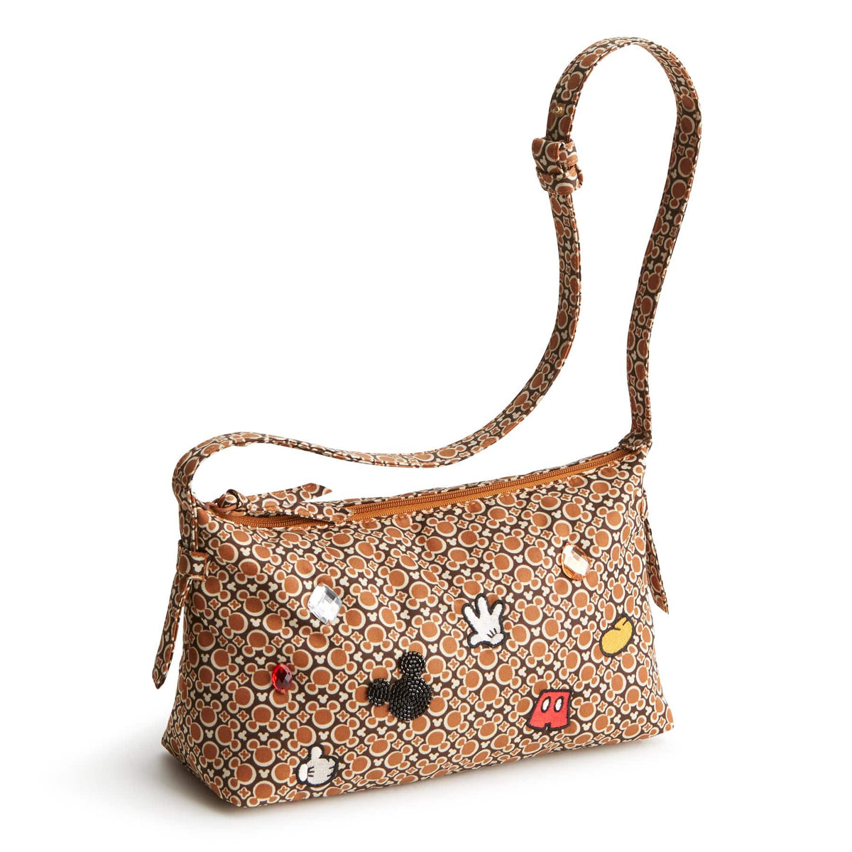 Disney Roxbury Crescent Shoulder Bag - Mickey Mouse Icons