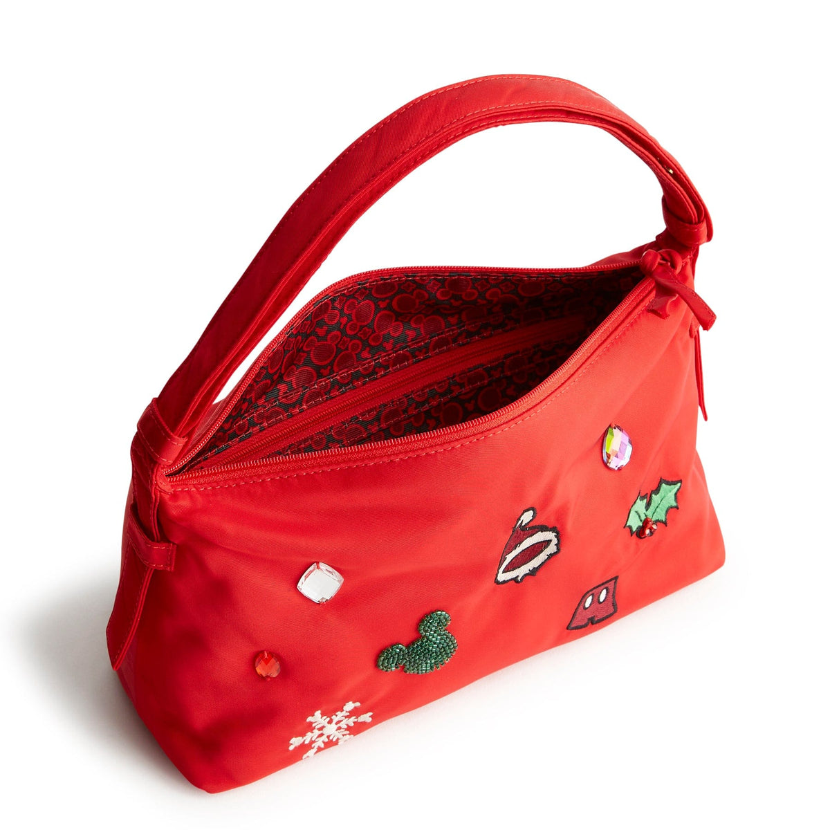 Disney Roxbury Crescent Shoulder Bag - Mickey Mouse Holiday Icons