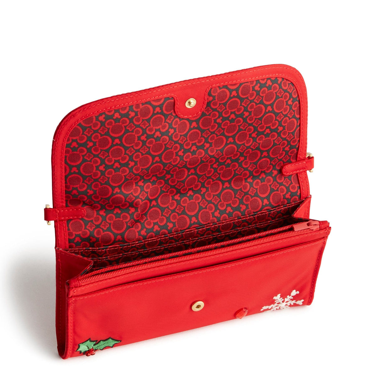Disney Wildwood Wallet Crossbody - Mickey Mouse Holiday Icons
