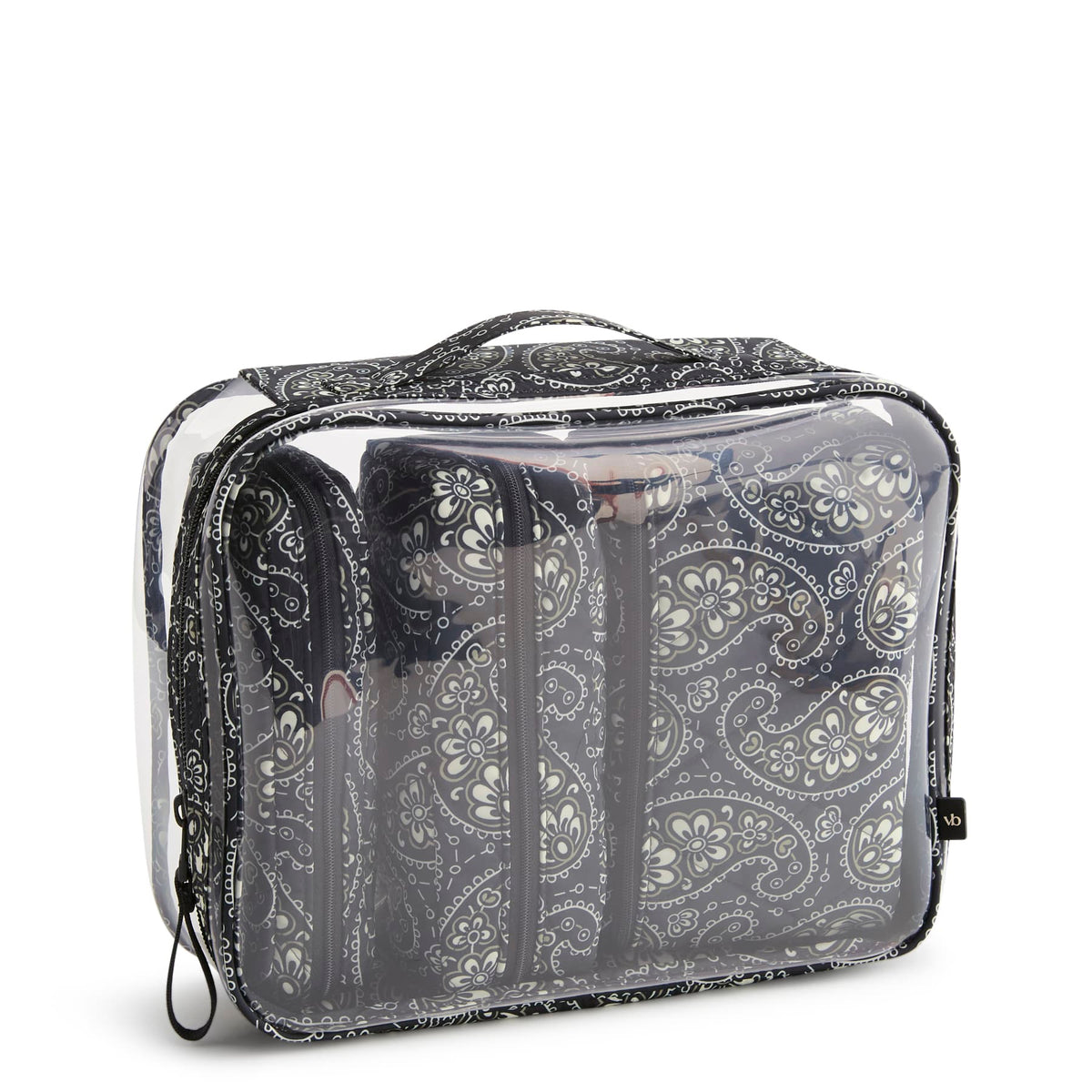 4 Pc. Cosmetic Set - Circular Paisley