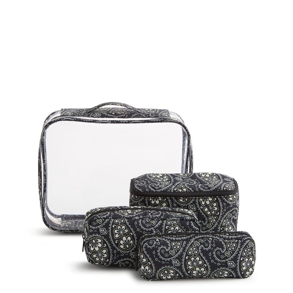 4 Pc. Cosmetic Set - Circular Paisley