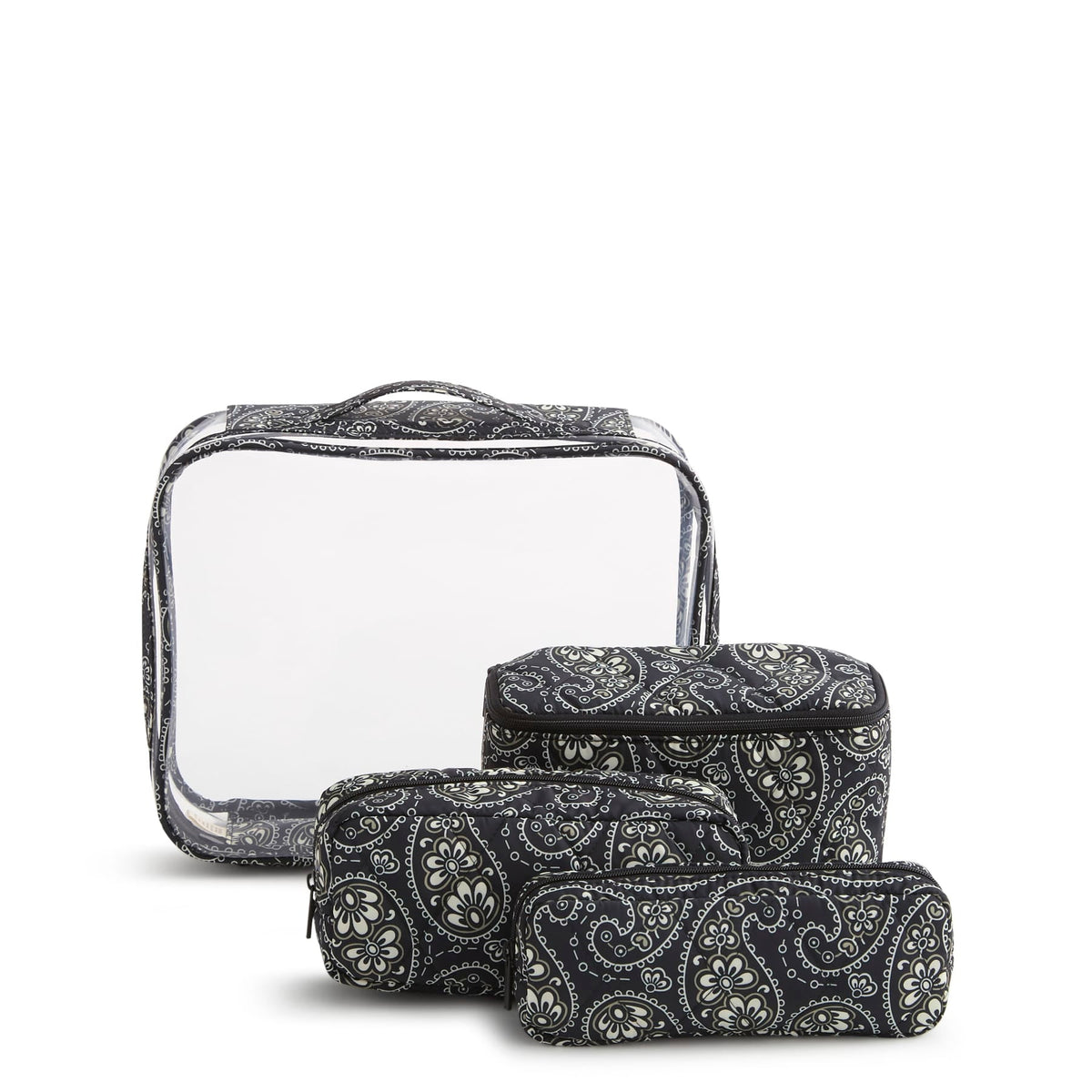 4 Pc. Cosmetic Set - Circular Paisley