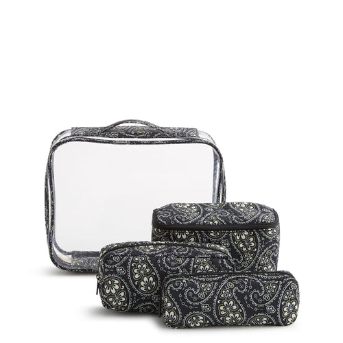 4 Pc. Cosmetic Set - Circular Paisley