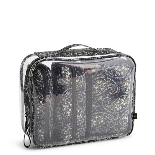 4 Pc. Cosmetic Set - Circular Paisley