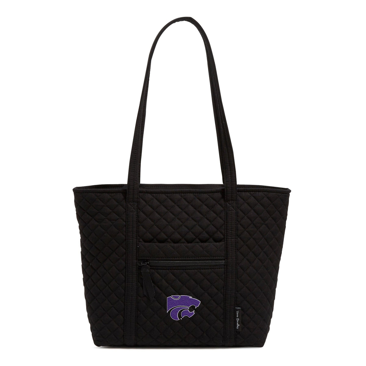 Collegiate Small Vera Tote - Black with Kansas State University