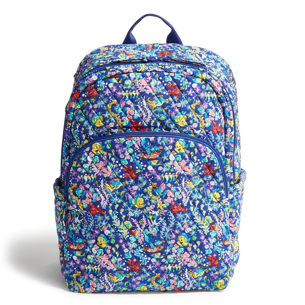 Disney Essential Large Backpack - Ariel Floral Deep Ultramarine
