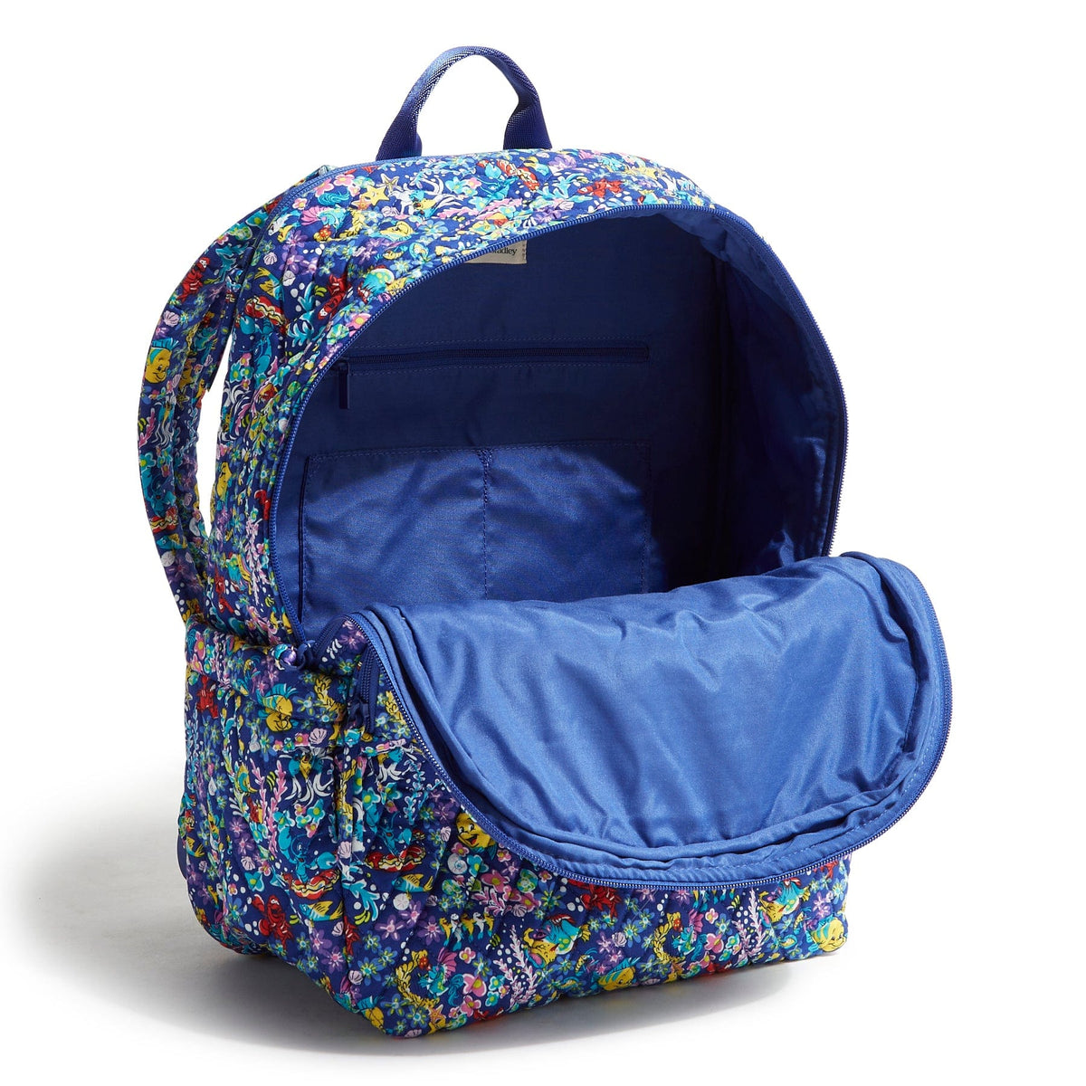 Disney Essential Large Backpack - Ariel Floral Deep Ultramarine
