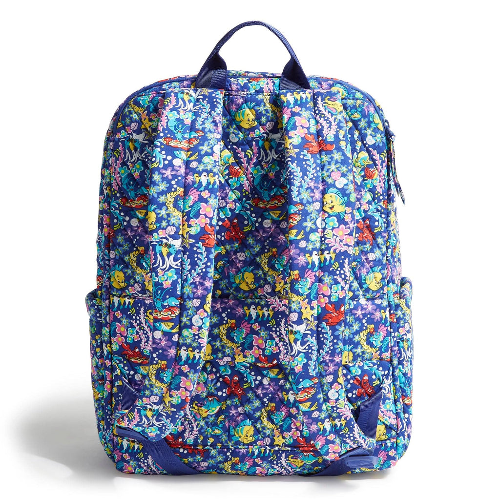 Disney Essential Large Backpack - Ariel Floral Deep Ultramarine