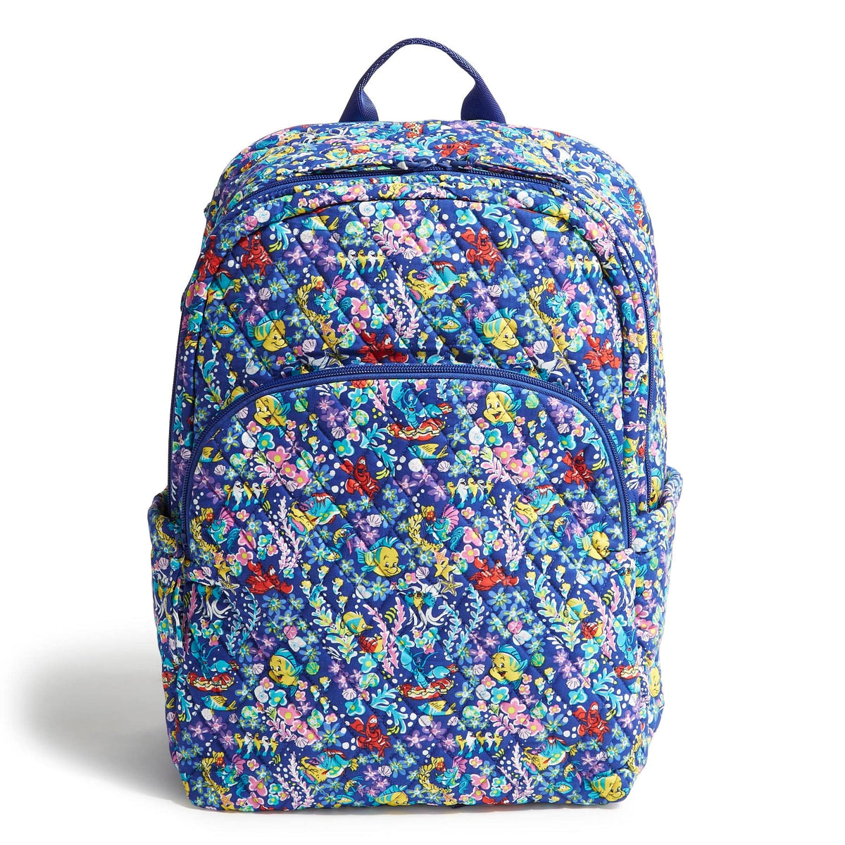 Disney Essential Large Backpack - Ariel Floral Deep Ultramarine
