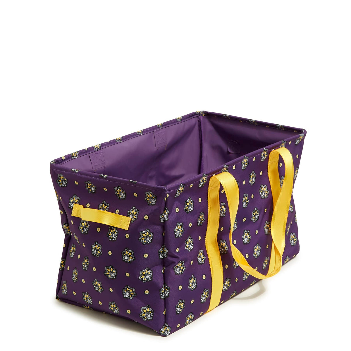 ReActive Large Car Tote - Bandana Paisley - Purple and Gold