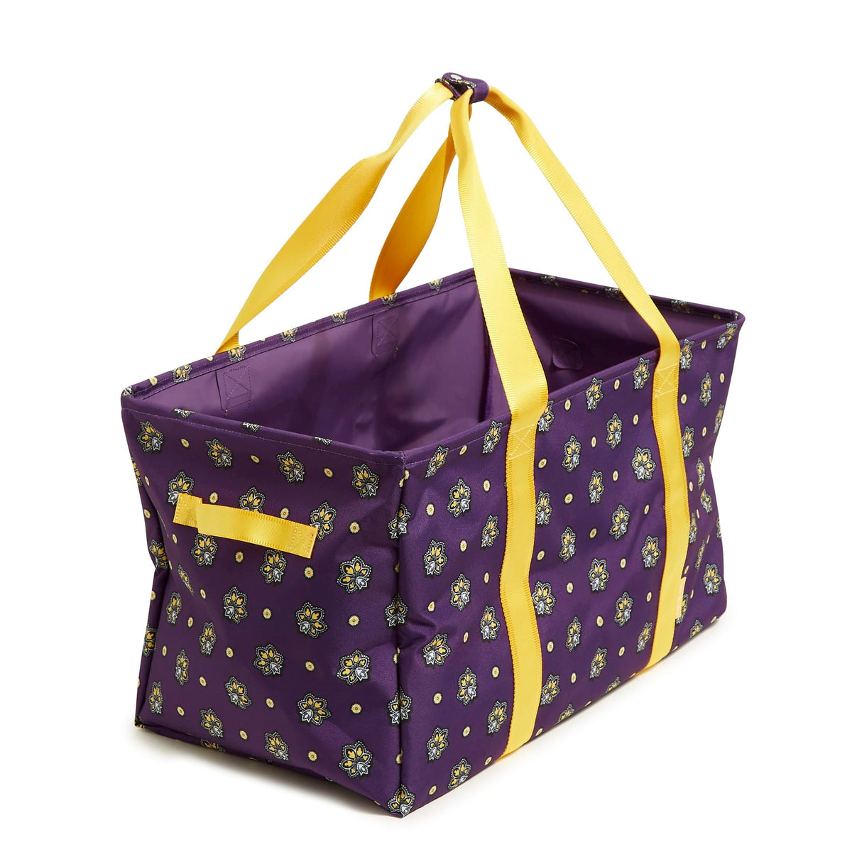 ReActive Large Car Tote - Bandana Paisley - Purple and Gold