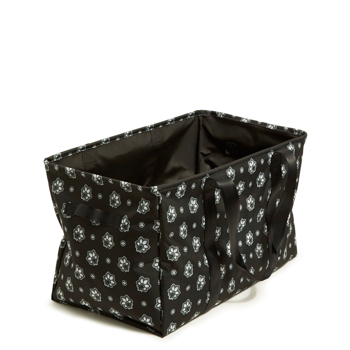 ReActive Large Car Tote - Bandana Paisley - Silver and Black