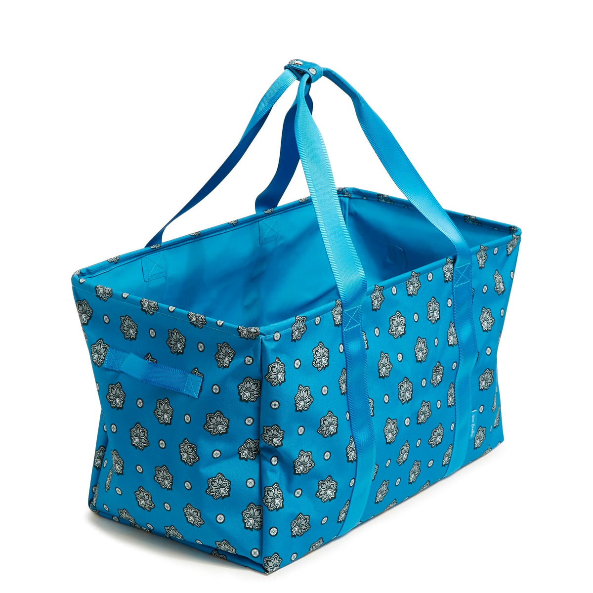 ReActive Large Car Tote - Bandana Paisley - Blue and Silver