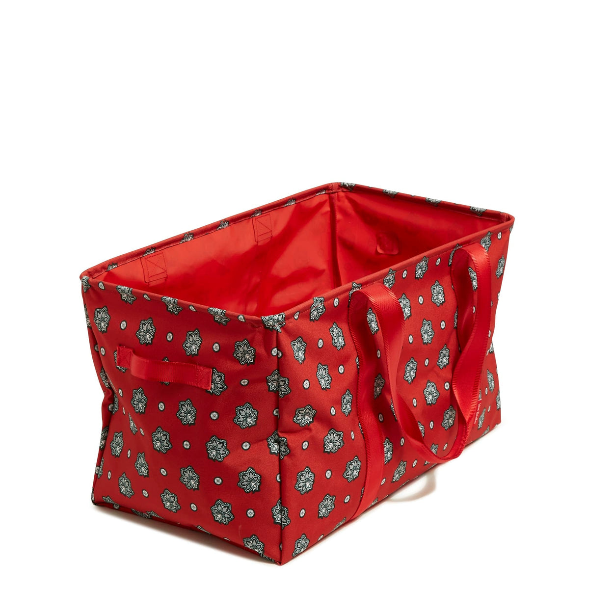 ReActive Large Car Tote - Bandana Paisley - Red and Silver
