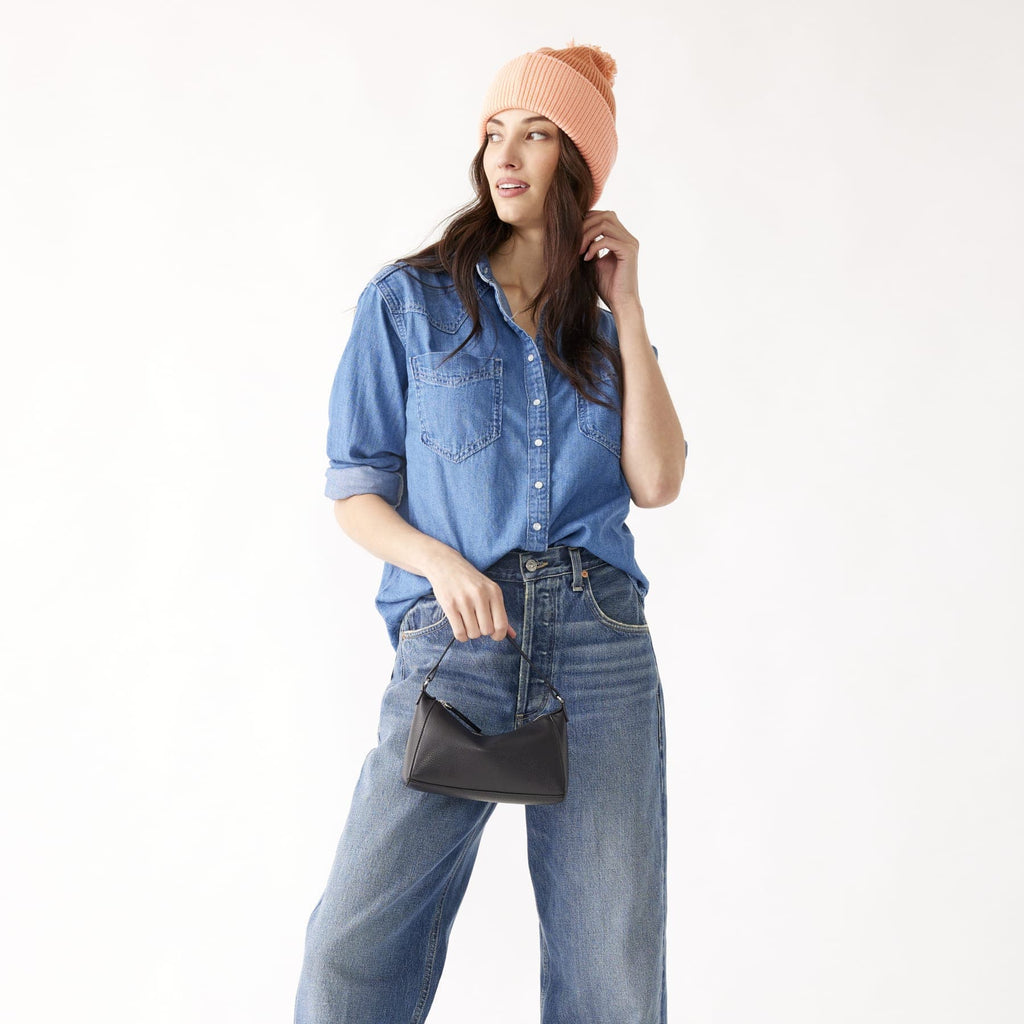 Mini Slouchy Crossbody - Moonless Night