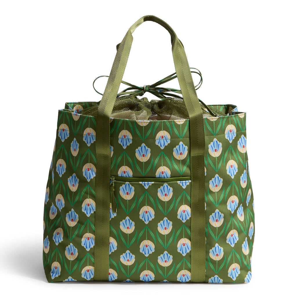 Large Family Tote - Tulip Rows