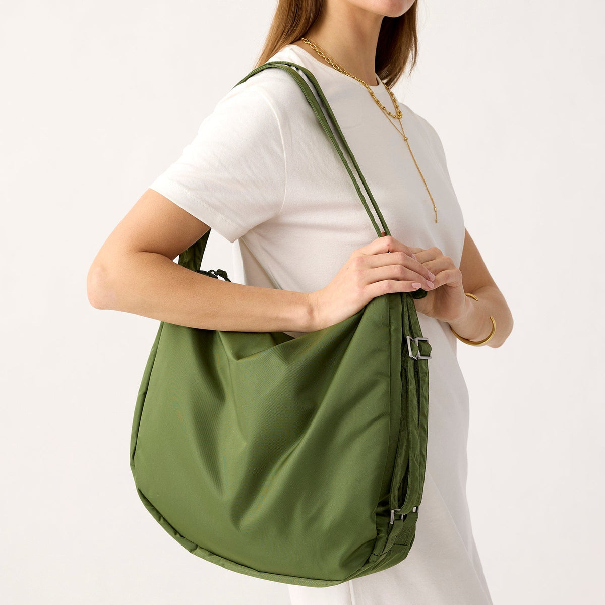 Calera Convertible Backpack - Bronze Green