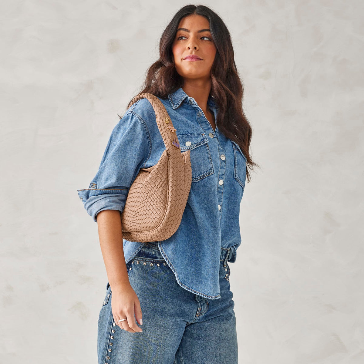 Tifton Shoulder Bag - Warm Taupe