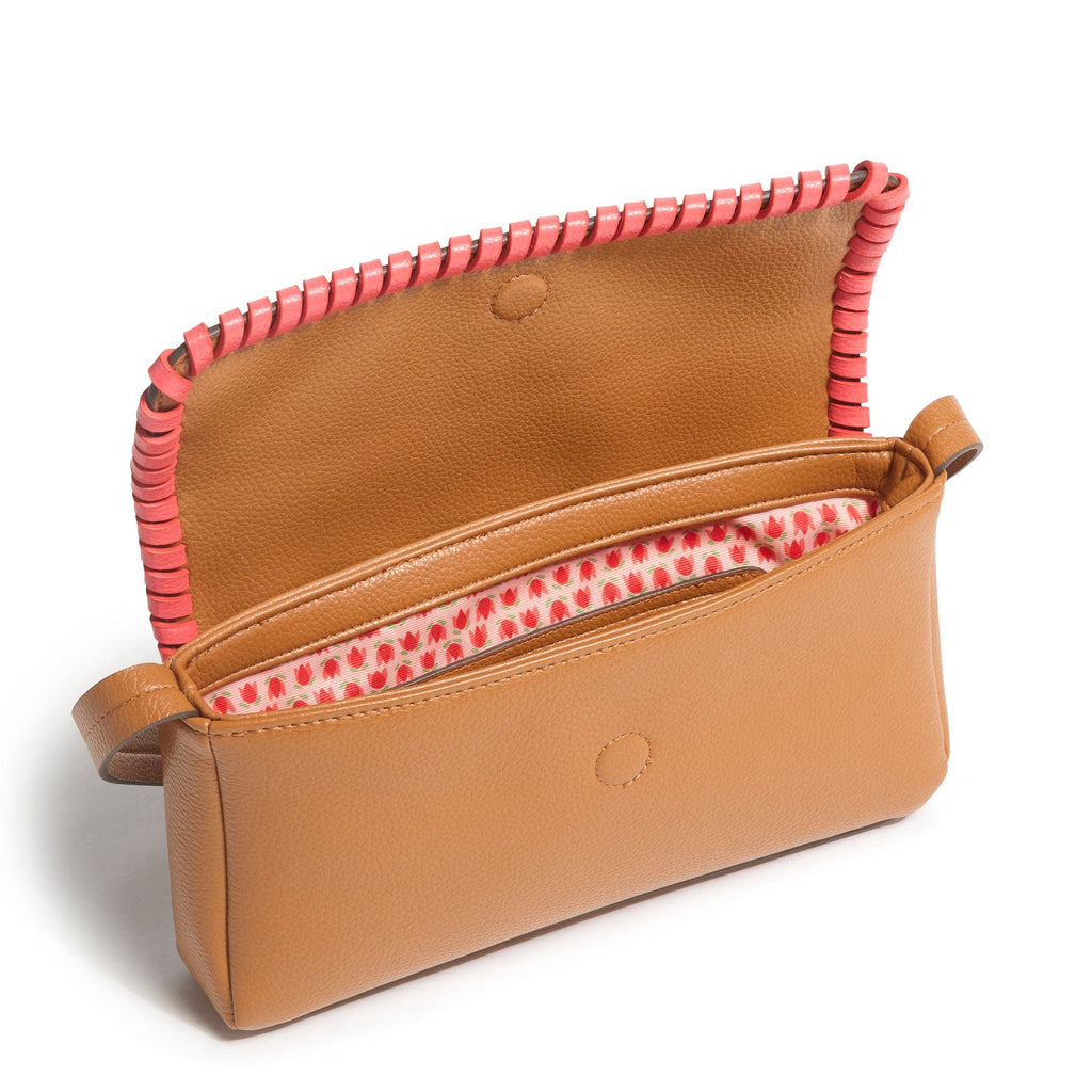 Flap Shoulder Bag - Roasted Pecan and Cayenne