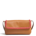 Flap Shoulder Bag - Roasted Pecan and Cayenne