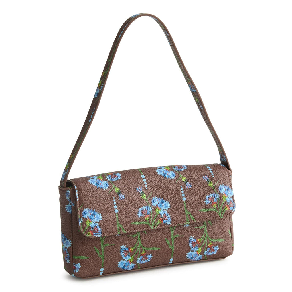 Flap Shoulder Bag - Bachelor Button Dot