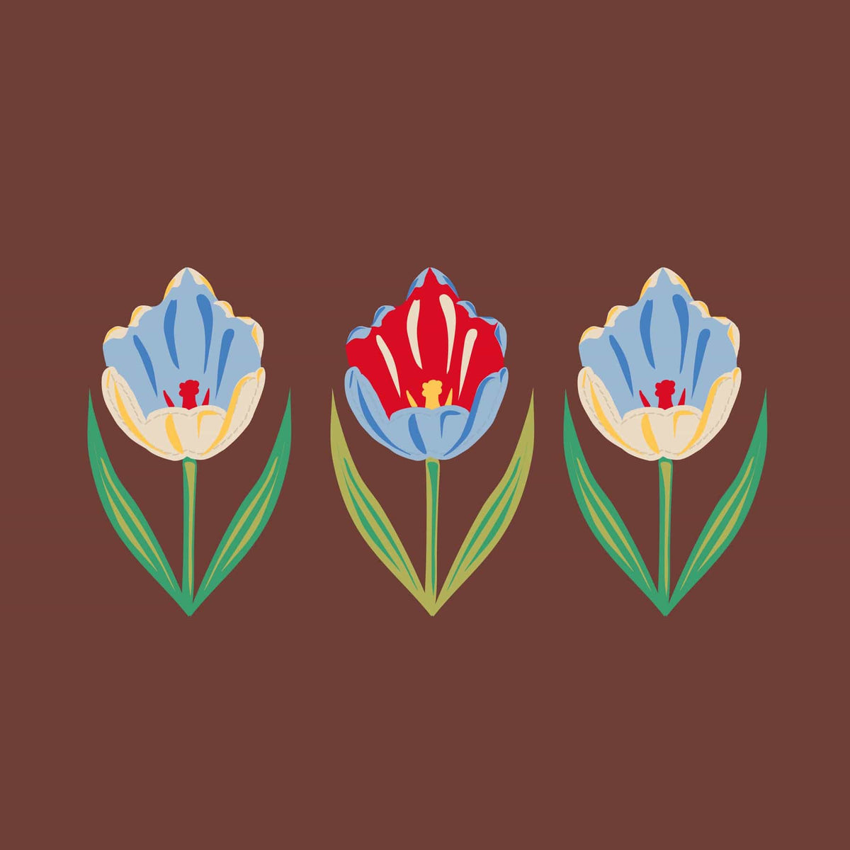 Small Flap Hipster - Tulip on Fudgesicle