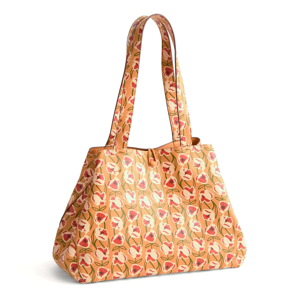 Small Hathaway Tote - Curly Tulips